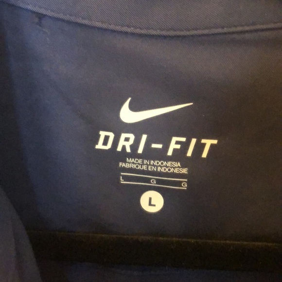 Nike Navy Dri-fit Polo - Picture 3 of 4